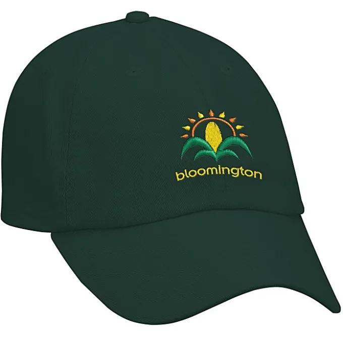 Cotton Washed Cap - Solid - Embroidered
