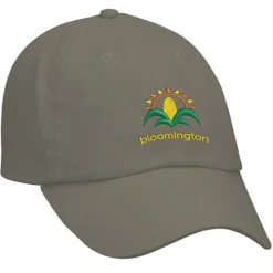 Cotton Washed Cap - Solid - Embroidered