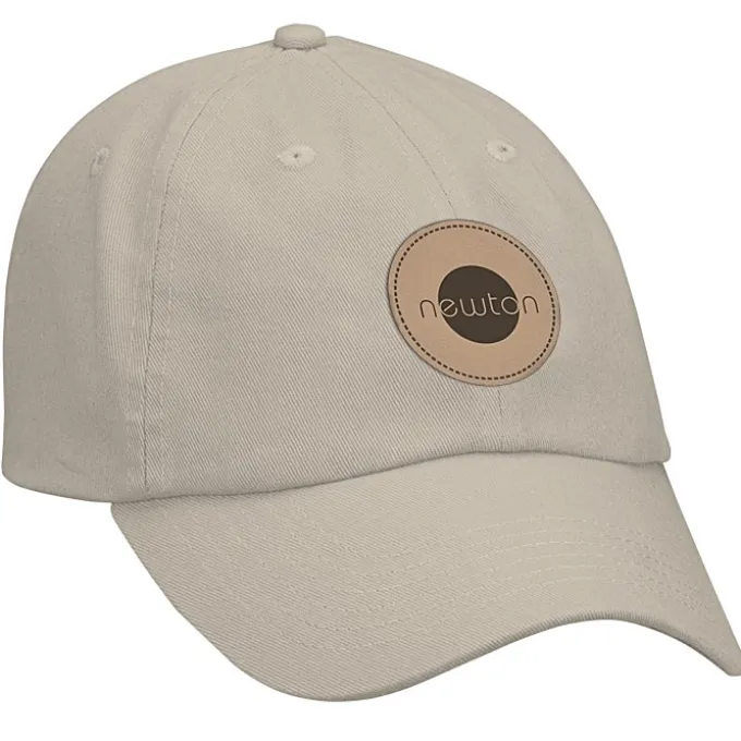 Cotton Washed Cap - Solid - Laser Engraved Patch