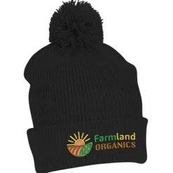 Cozy Rib Knit Pom Beanie