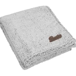 Cozy Sherpa Blanket - Laser Engraved Patch