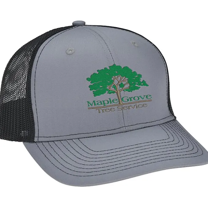 Crofton Snapback Trucker Cap - Embroidered