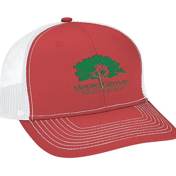 Crofton Snapback Trucker Cap - Embroidered