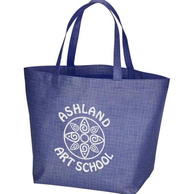 Crosshatched Non-Woven Tote Bag
