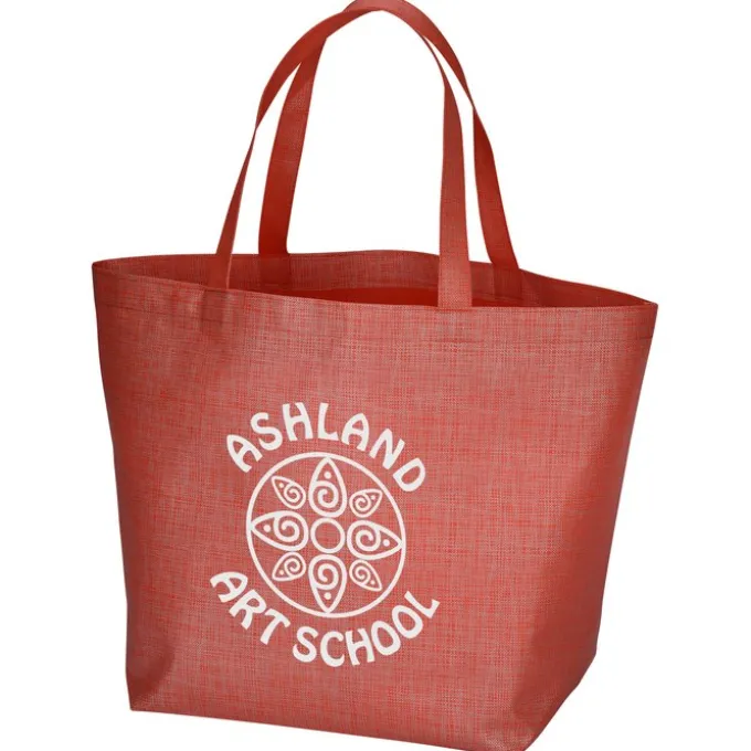 Crosshatched Non-Woven Tote Bag