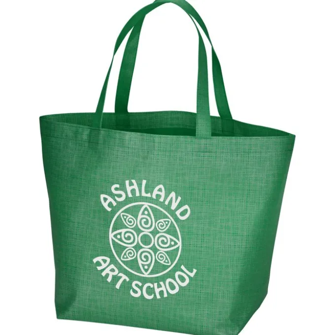 Crosshatched Non-Woven Tote Bag