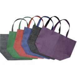 Crosshatched Non-Woven Tote Bag - 24 hr