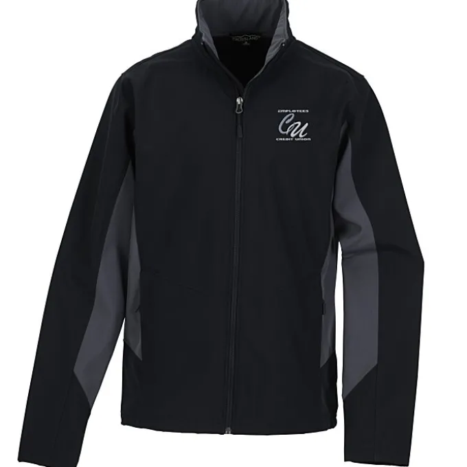 Crossland Colorblock Soft Shell Jacket - Men's