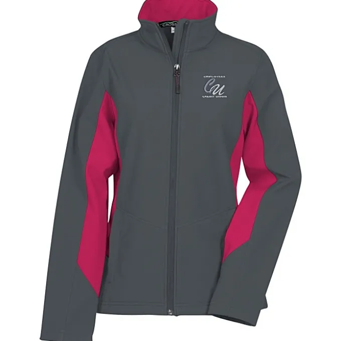 Crossland Colorblock Soft Shell Jacket - Ladies'