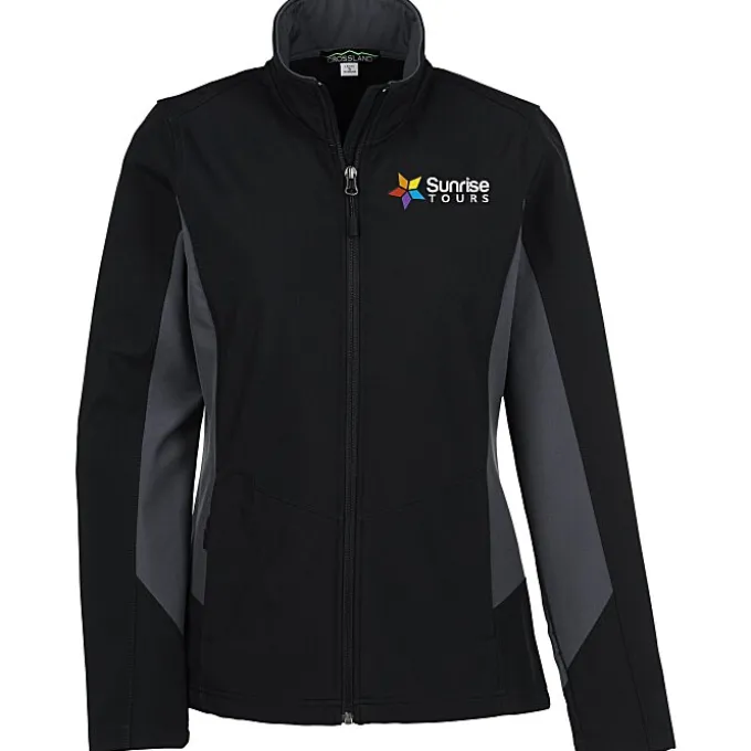 Crossland Colorblock Soft Shell Jacket - Ladies' - 24 hr