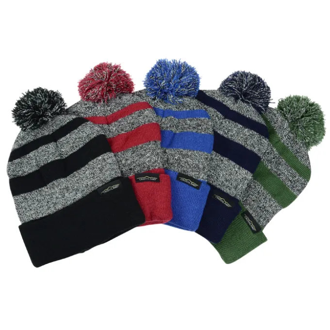 Crossland Heather Pom Beanie