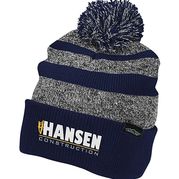 Crossland Heather Pom Beanie - 24 hr