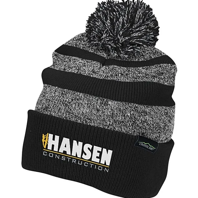 Crossland Heather Pom Beanie - 24 hr