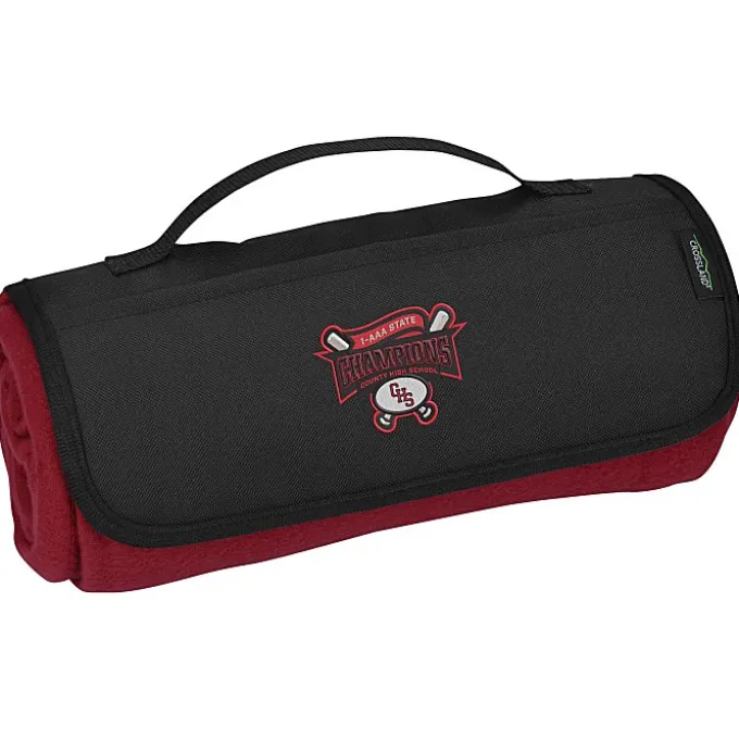 Crossland Roll Up Blanket - Embroidered