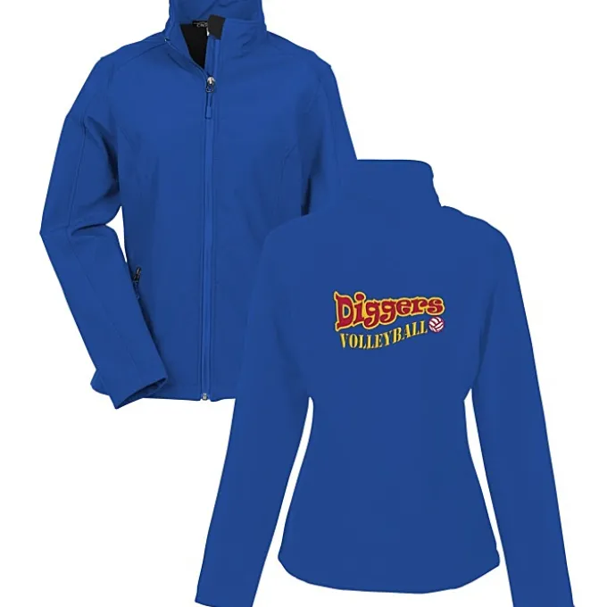 Crossland Soft Shell Jacket - Ladies' - Back Embroidered