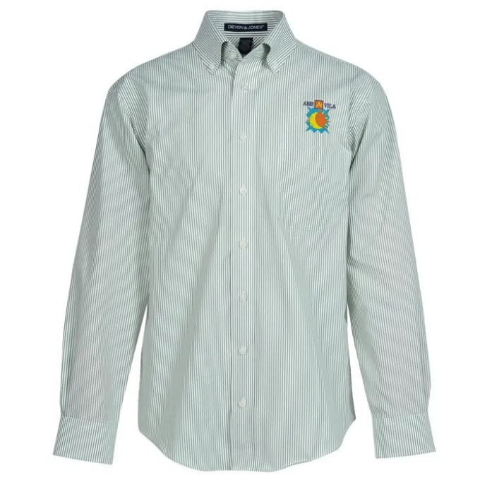 Crown Collection Banker Stripe Shirt - Men's