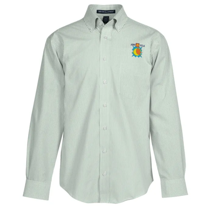 Crown Collection Banker Stripe Shirt - Men's