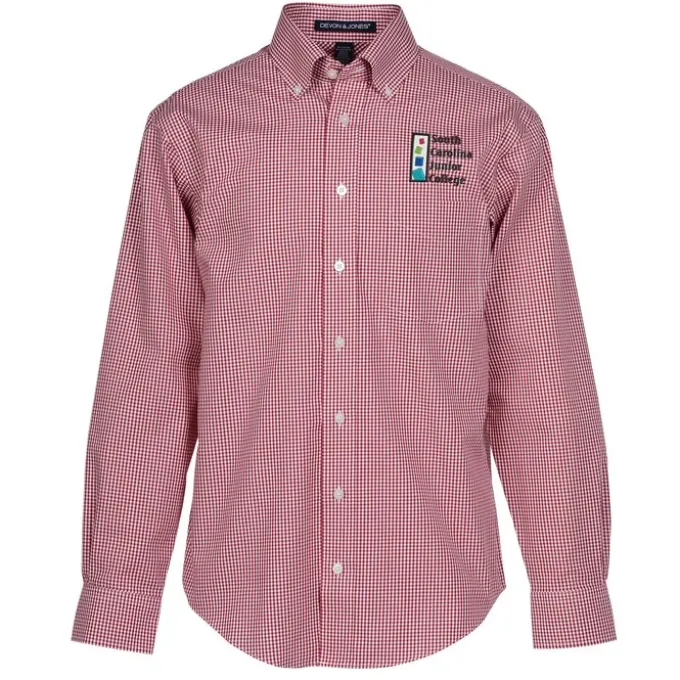 Crown Collection Gingham Check Shirt - Men's