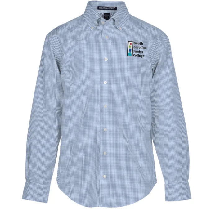 Crown Collection Gingham Check Shirt - Men's