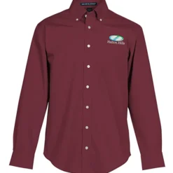 Crown Collection Solid Broadcloth Shirt - Men's