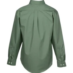 Crown Collection Solid Broadcloth Shirt - Men's