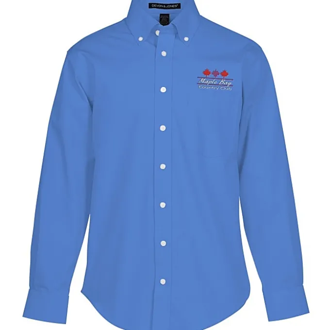 Crown Collection Solid Oxford Shirt - Men's