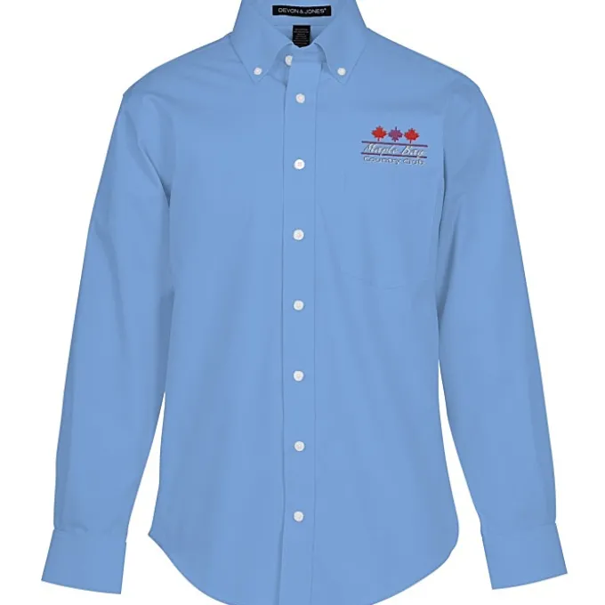 Crown Collection Solid Oxford Shirt - Men's