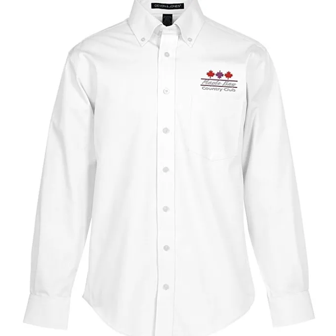 Crown Collection Solid Oxford Shirt - Men's