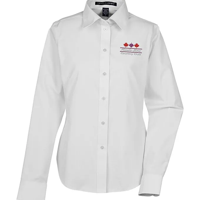 Crown Collection Solid Oxford Shirt - Ladies'