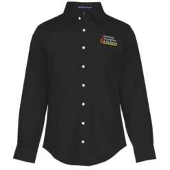 Crown Collection Solid Stretch Twill Shirt - Men's