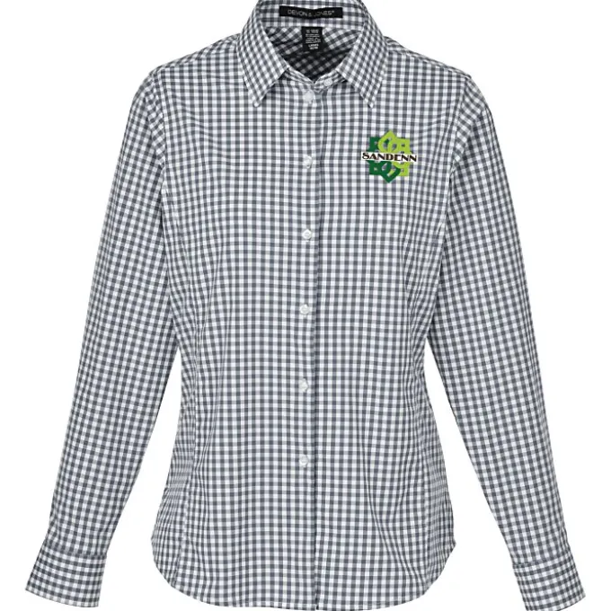 CrownLux Performance Gingham Shirt - Ladies'
