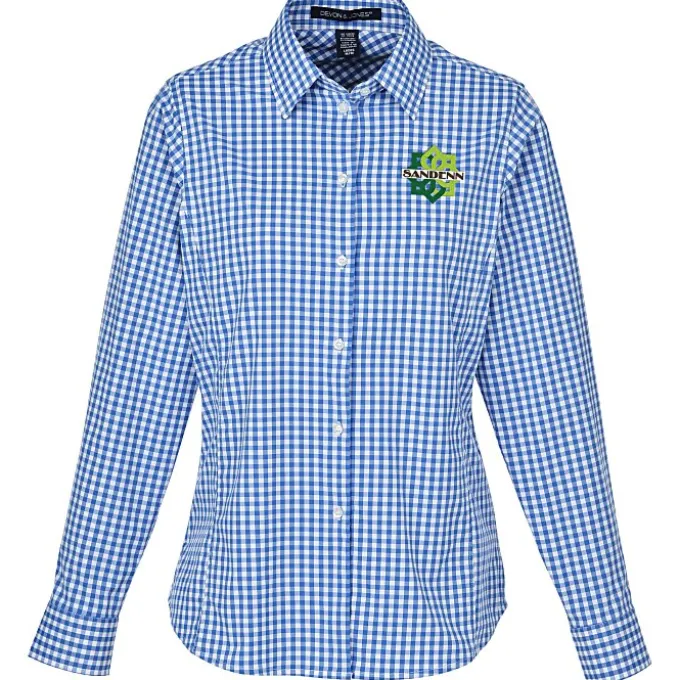 CrownLux Performance Gingham Shirt - Ladies'