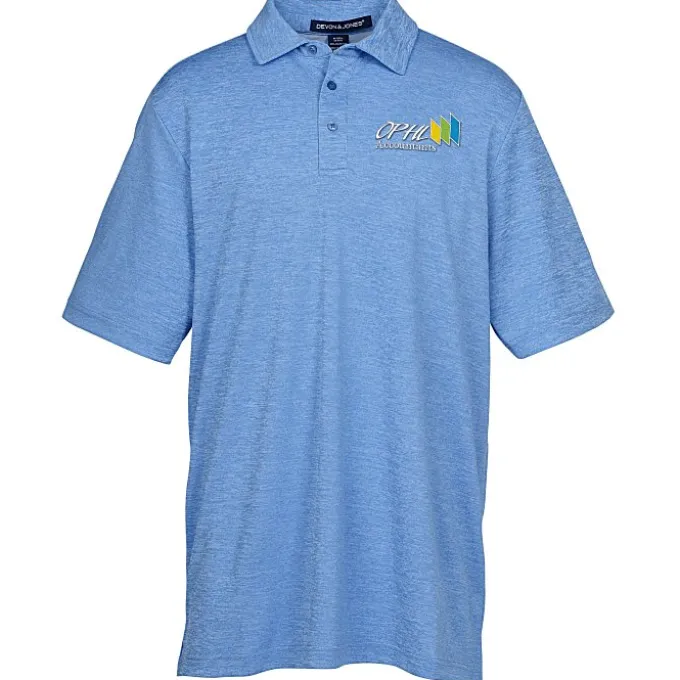 CrownLux Performance Heather Polo - Men's