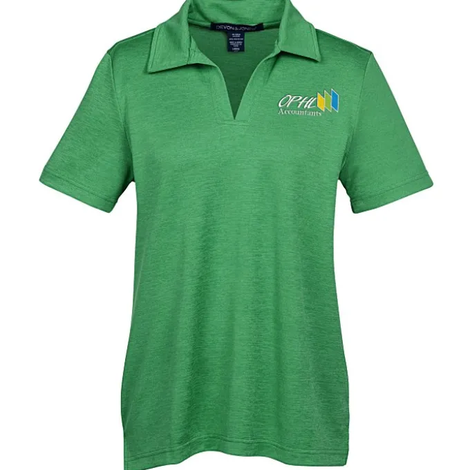 CrownLux Performance Heather Polo - Ladies'