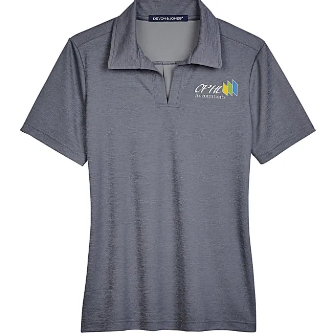 CrownLux Performance Heather Polo - Ladies'