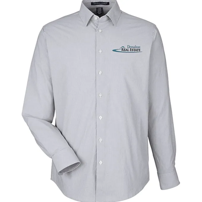 CrownLux Performance Microstripe Shirt - Men's