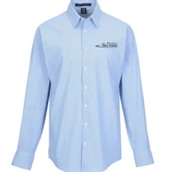 CrownLux Performance Microstripe Shirt - Men's