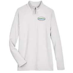 CrownLux Performance Micro Stripe 1/4-Zip Pullover - Ladies'