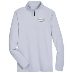 CrownLux Performance Micro Stripe 1/4-Zip Pullover - Men's