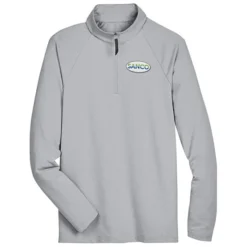 CrownLux Performance Micro Stripe 1/4-Zip Pullover - Men's