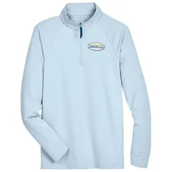 CrownLux Performance Micro Stripe 1/4-Zip Pullover - Men's