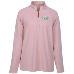 CrownLux Performance Micro Stripe 1/4-Zip Pullover - Men's