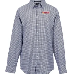 CrownLux Performance Micro Windowpane Shirt - Men's