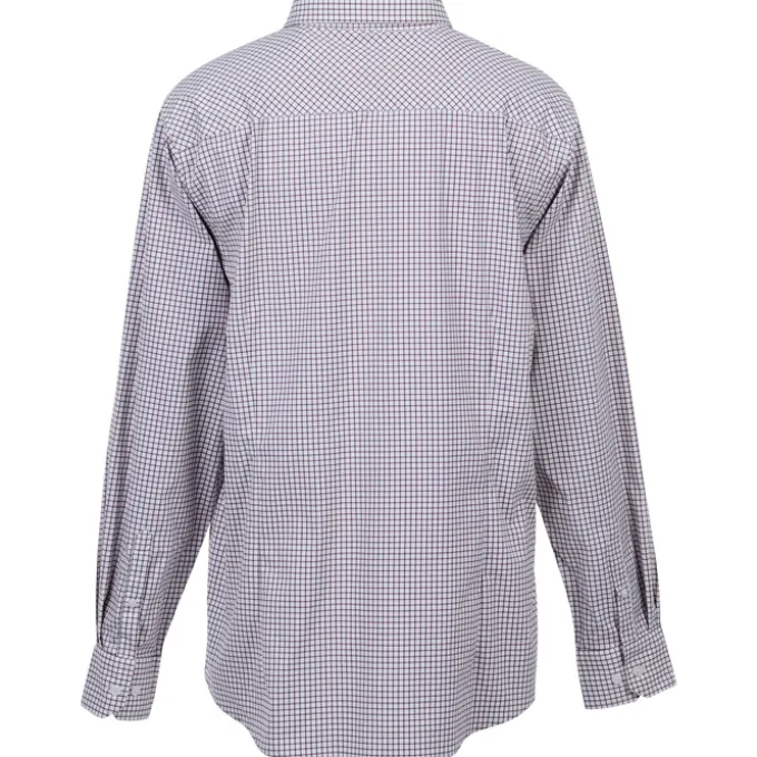 CrownLux Performance Micro Windowpane Shirt - Men's