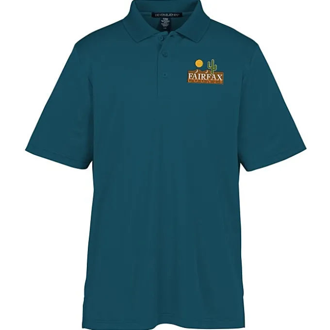 CrownLux Performance Plaited Polo - Men's