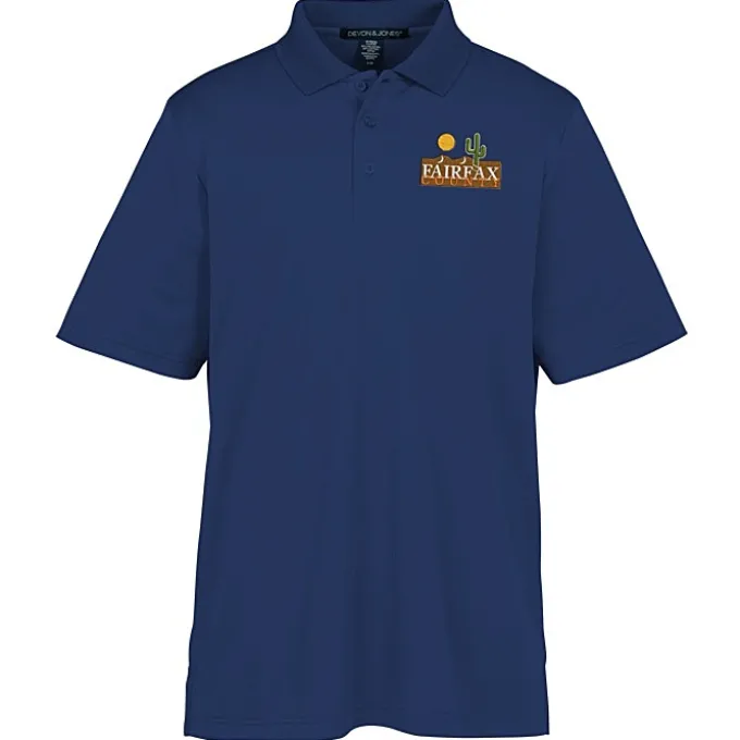 CrownLux Performance Plaited Polo - Men's