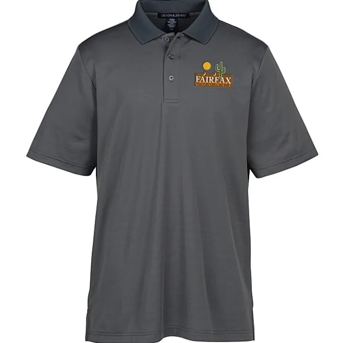 CrownLux Performance Plaited Polo - Men's