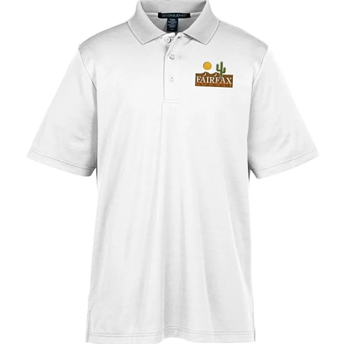 CrownLux Performance Plaited Polo - Men's