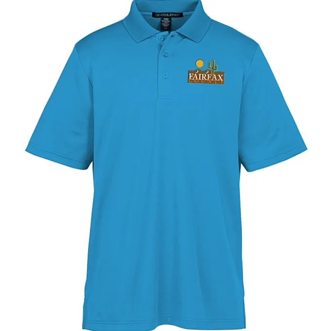 CrownLux Performance Plaited Polo - Men's