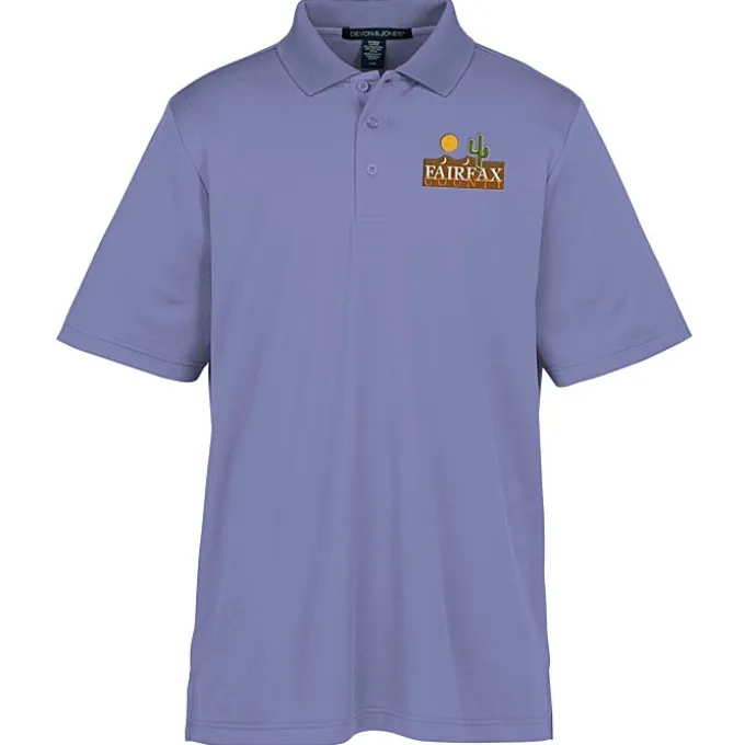 CrownLux Performance Plaited Polo - Men's